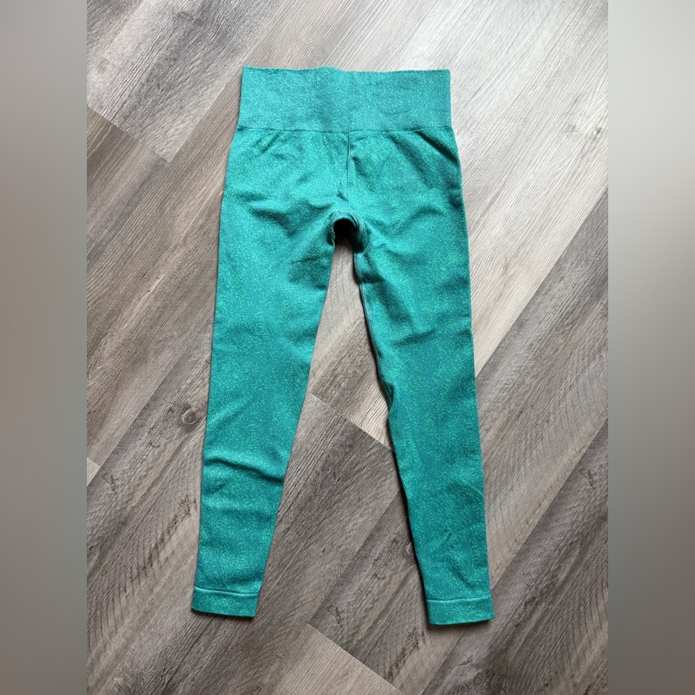 GymShark Adapt Fleck Leggings Teal Aqua Small Workout Gym - Picture 7 of 12